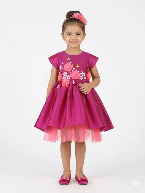 Purple Lafleur Dress