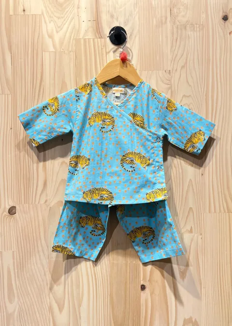Newborn Baby Kimono - Tiger