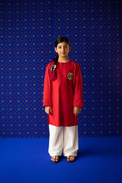 Red Ulhas Kurta (limited edition)