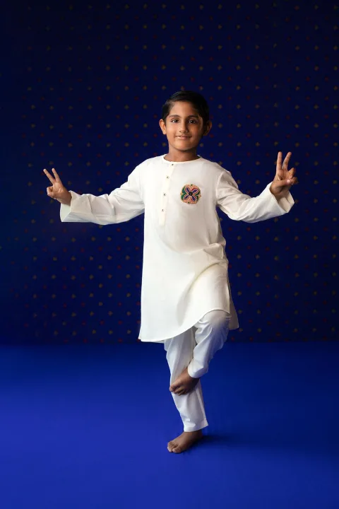 Ivory Ulhas Kurta (limited edition)