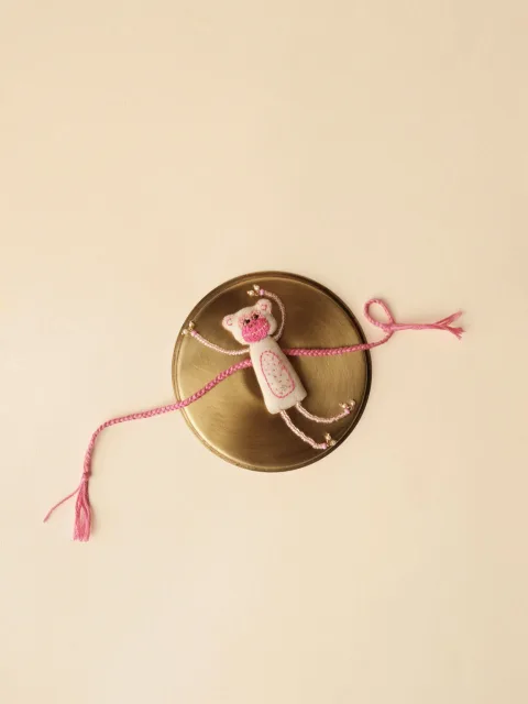 Pink Minku Rakhi