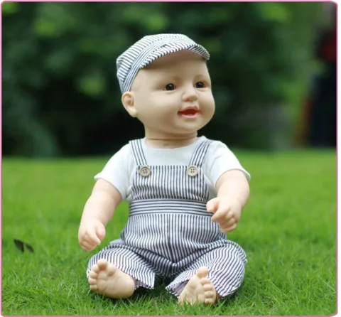 BabyTeddy Big Doll Weighted Dolls Baby Crib Cot Companions (Jack)