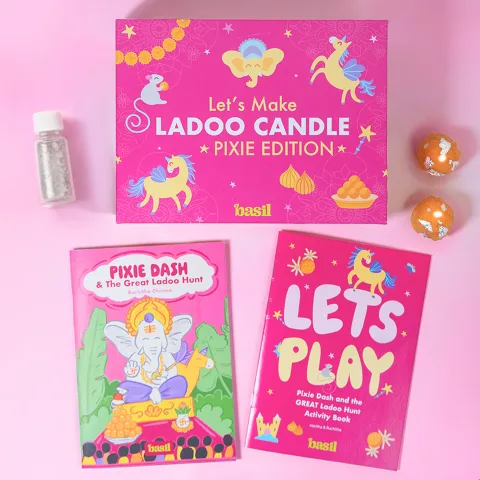 Ganesha Ladoo Candle Making Kit - Pixie Edition