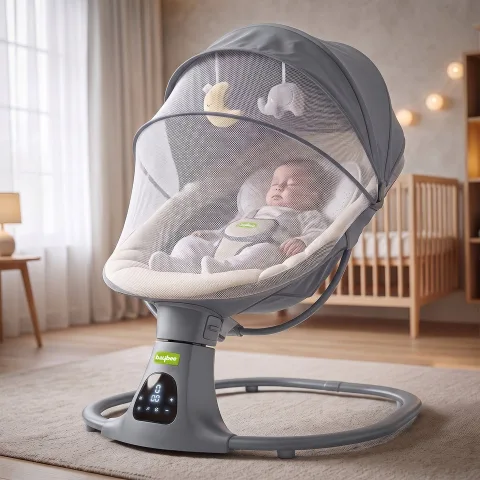 Baybee Automatic Baby Swing Cradle with Removable Padded