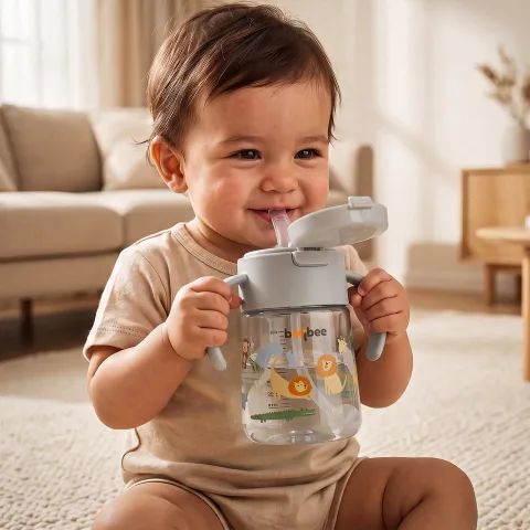 Baybee Sipper for Baby with Soft Silicone Straw