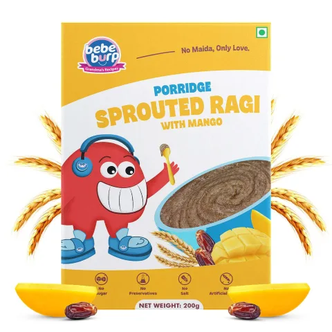 Sprouted Ragi Mango Porridge Mix
