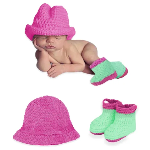 Beby Photography Costume (Hat & Booties