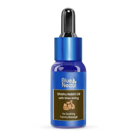 Ayurvedic Shishu Nabhi Oil with Ghee & Hing for Tummy Comfort & Massage(8 Herbs)