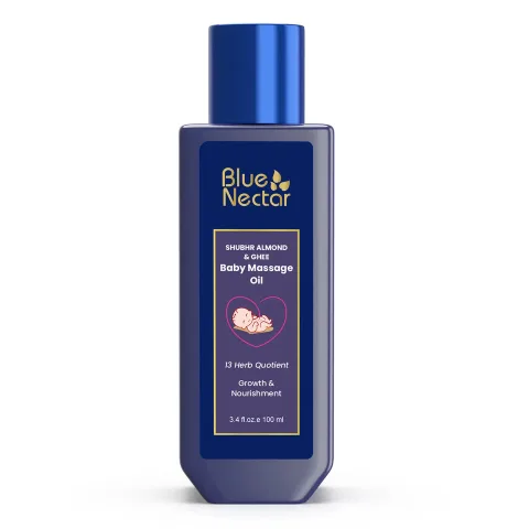 Shubhr Baby Massage Oil with Natural Ghee and Almond for Growth & Nourishment (13 Herbs)