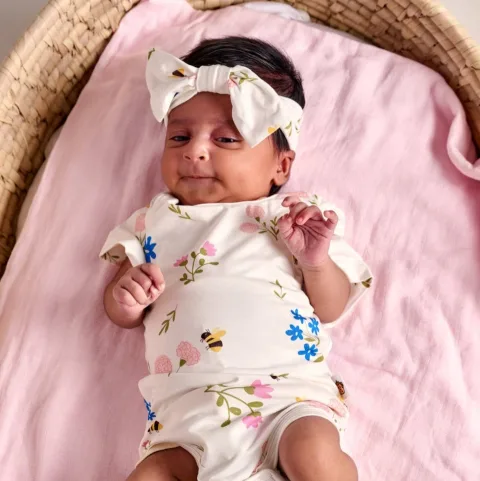 Blossoms Bamboo Bodysuit