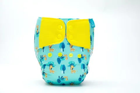 Bumberry Baby Pocket Diaper 2.0- Waterproof Reusable & Adjustable Cloth Diaper with leg gusset, wetfree