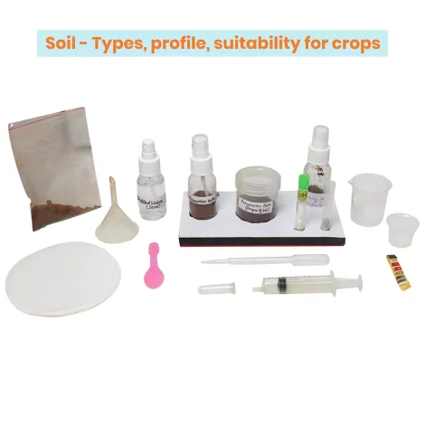 Soil – types, profile, suitability for crops
