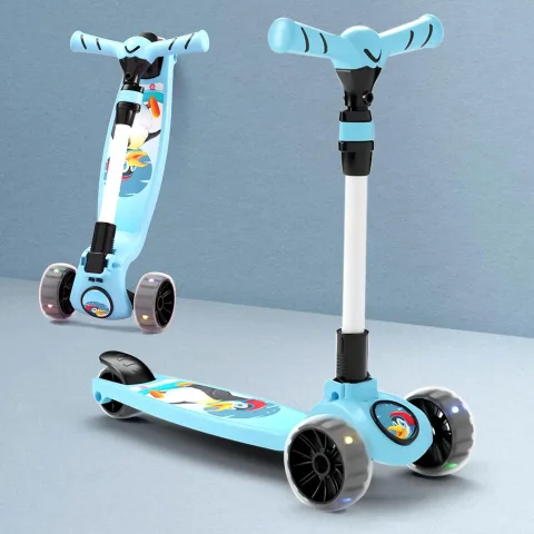 Chanak 3-Wheel Kick Scooter for Kids 5+ Years