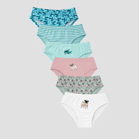 Boys Cotton Briefs (6 Pack)