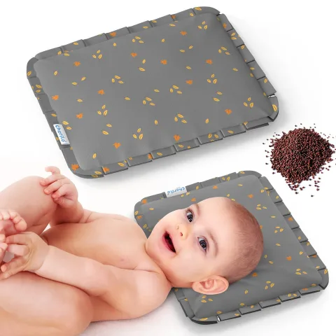 Mustard Seed Baby Pillow