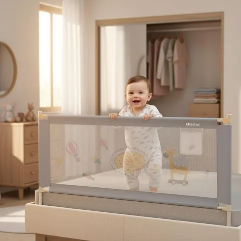 Baby Bed Rail Guard 180cm Foldable