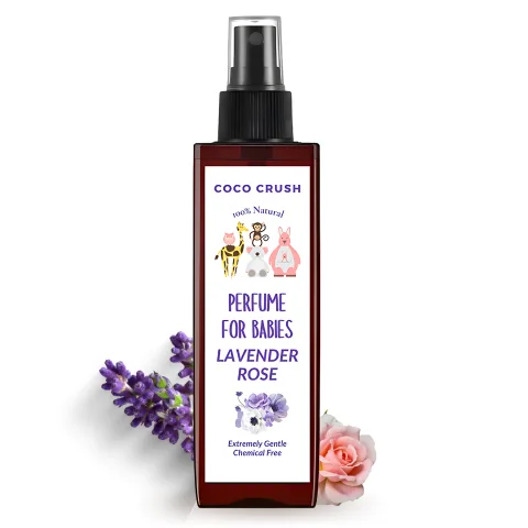 Natural Rose and Lavender Perfume for Babies