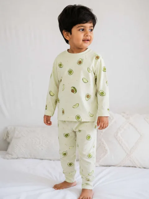 bamboo long sleeve pajama co-ord set