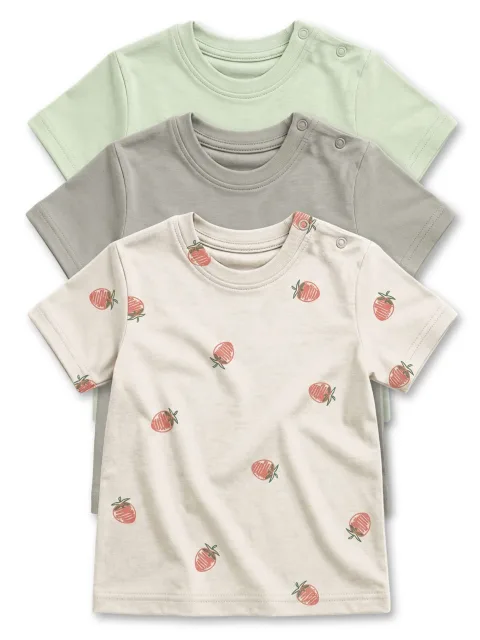 bamboo knit short sleeve t-shirt pack of 3