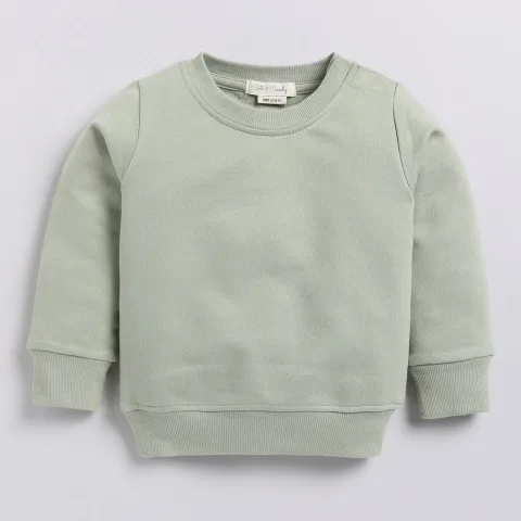 Tea Organic Fleece Over Size Sweatshirt