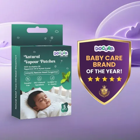 Natural Vapour Patches for Instant Relief from Nasal Congestion (5 patches)