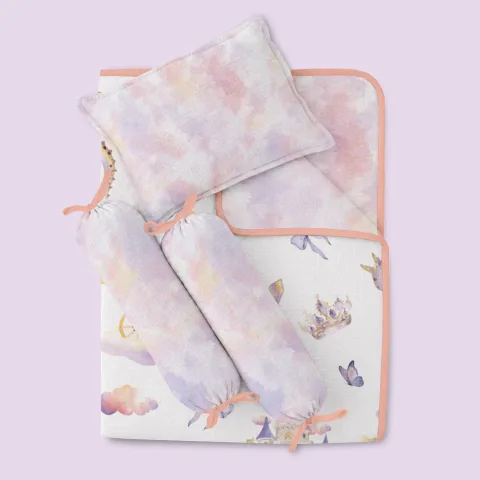 4 Pc Bamboo Muslin Snug Set - Fairytale