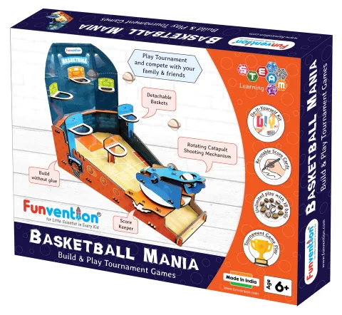 Funvention Basketball Mania DIY Game Kit