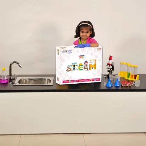 Genius Box STEM Lab Learning Table for Schools Educational Lab Bench with Storage for Experiments, Learning &