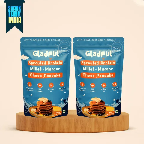 Choco Pancake Mix with sprouted Millets and Lobia Masoor Protein - Pack of 2