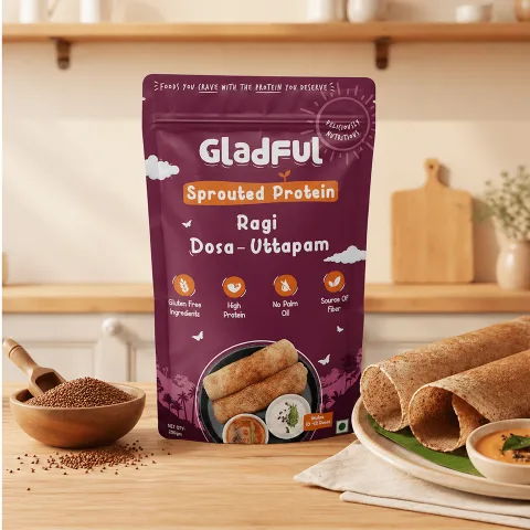 Ragi Dosa Mix with Sprouted Millets
