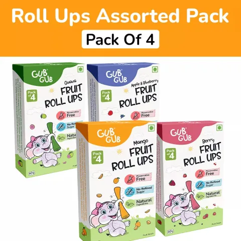 Fruit Roll Ups Assorted Pack of 4