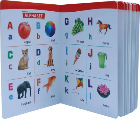 gurukanth My First Board Book All In One English-Hindi Learning Book For Kids