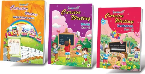 Cursive Writing Books Set (Paperback, Gurukanth)