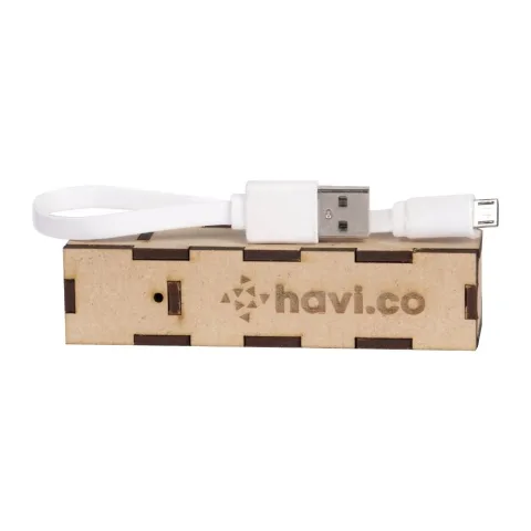 Power bank with USB cable