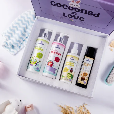 Bath Essentials Gift Set- Gentle Cleansing & Nourishing Care for Kids (5–12 Years)
