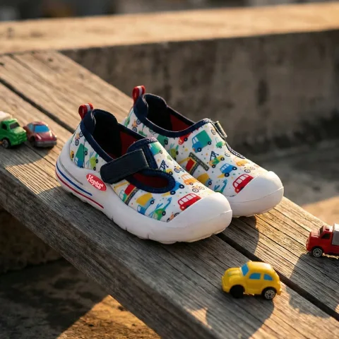 EasyFlex Tots Boys Multicolour Vehicle Sandals