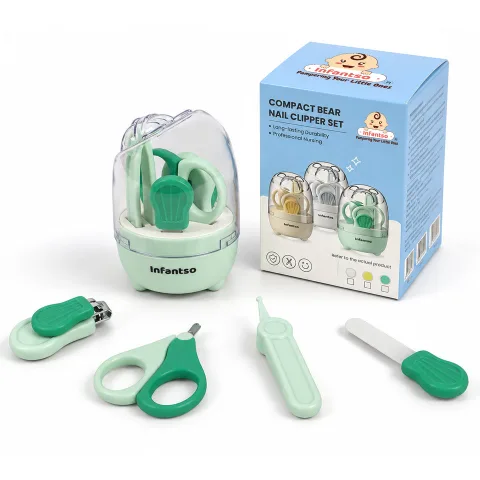 Infantso Compact Bear Baby Nail Clipper Set