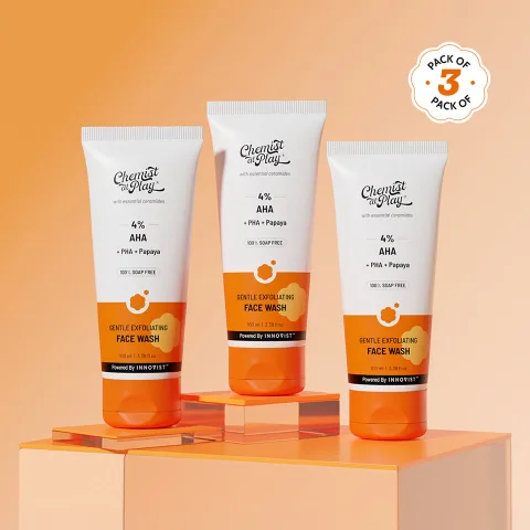 Gentle Exfoliating Face Wash with Papaya Extract & Mandelic Acid - 100 ml