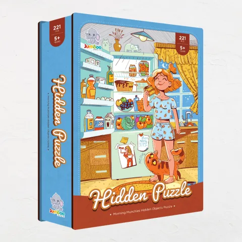Morning Munchies objects puzzle perfect for the curious kids