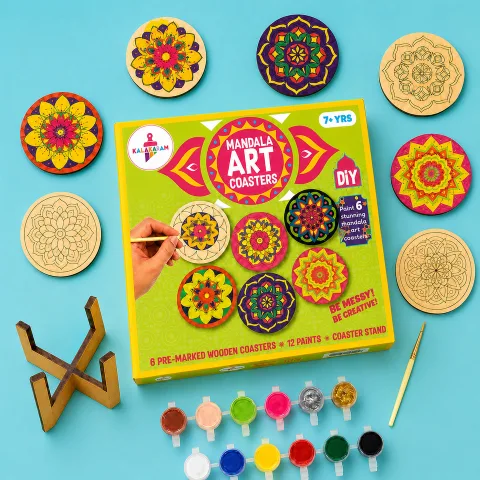 Mandala Art Coasters Painting Kit