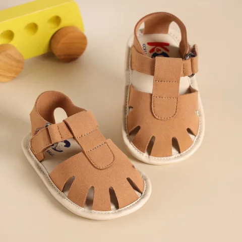 Sandy Brown Baby Sandals