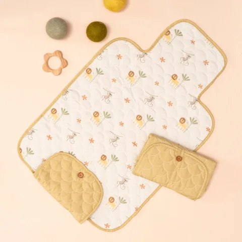 Friendly Animal Baby Changing Mat