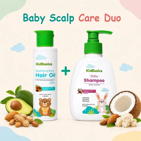Kidbasics Baby Scalp Care Duo