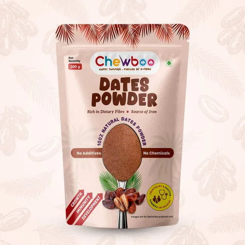 Chewboo Dry Dates Powder for Kids – Whole-fruit Sweetener
