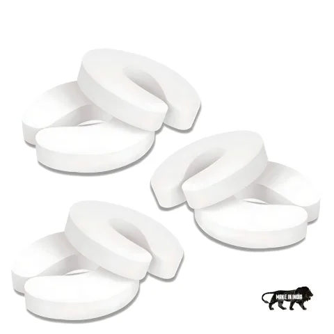 Kiddough Baby Proofing Finger Pinch Door Guard - Pack of 6 White C-Shape