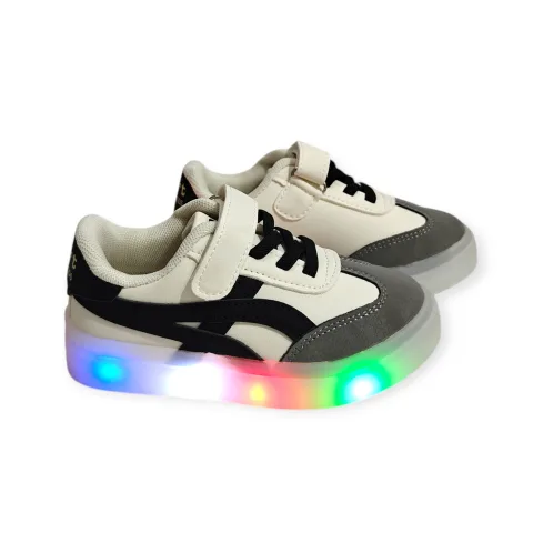 Dual Color Led Shoes - Grey