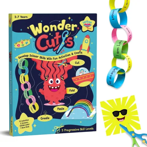 Wonder Cuts Scissor Skills Activity Kit for Kids
