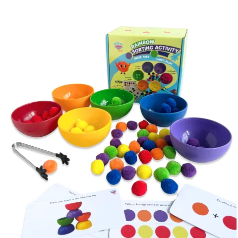 Rainbow Sorting Activity Set