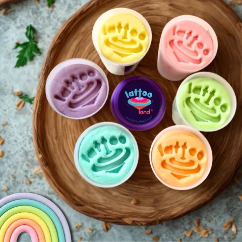Pastel clay dough