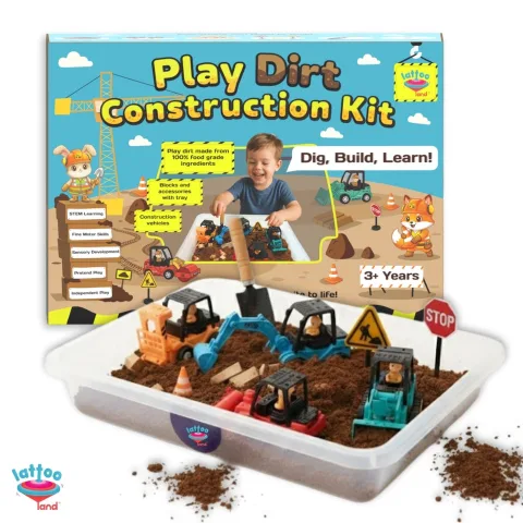 Play Dirt Construction Set for Kids